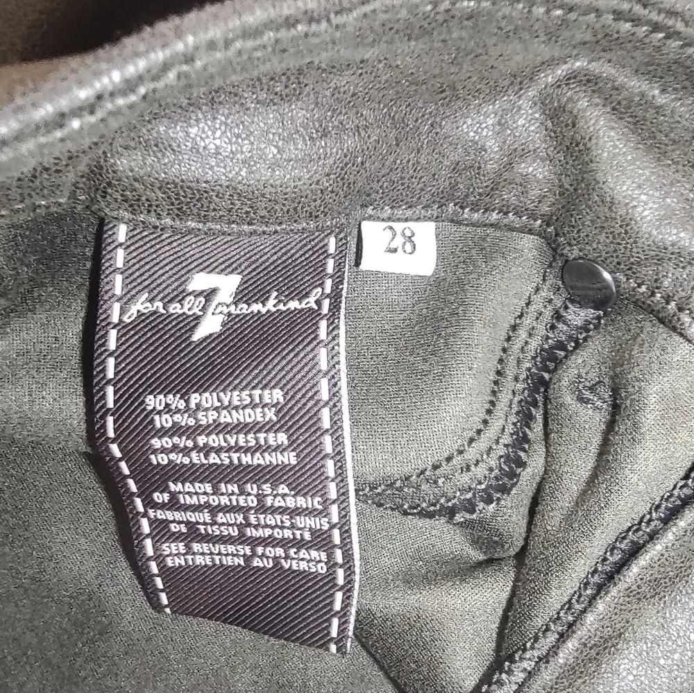 7 For All Mankind 5-pocket stretchy jeans jeggings 28